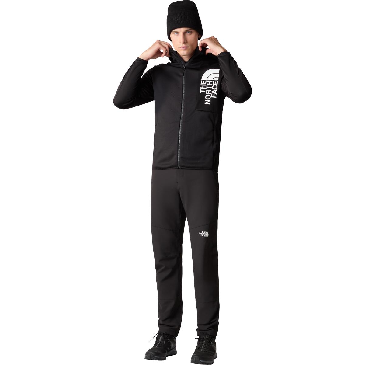 The North Face Merak Hood Fleecejakke Herre TNF Black-TNF White-NPF