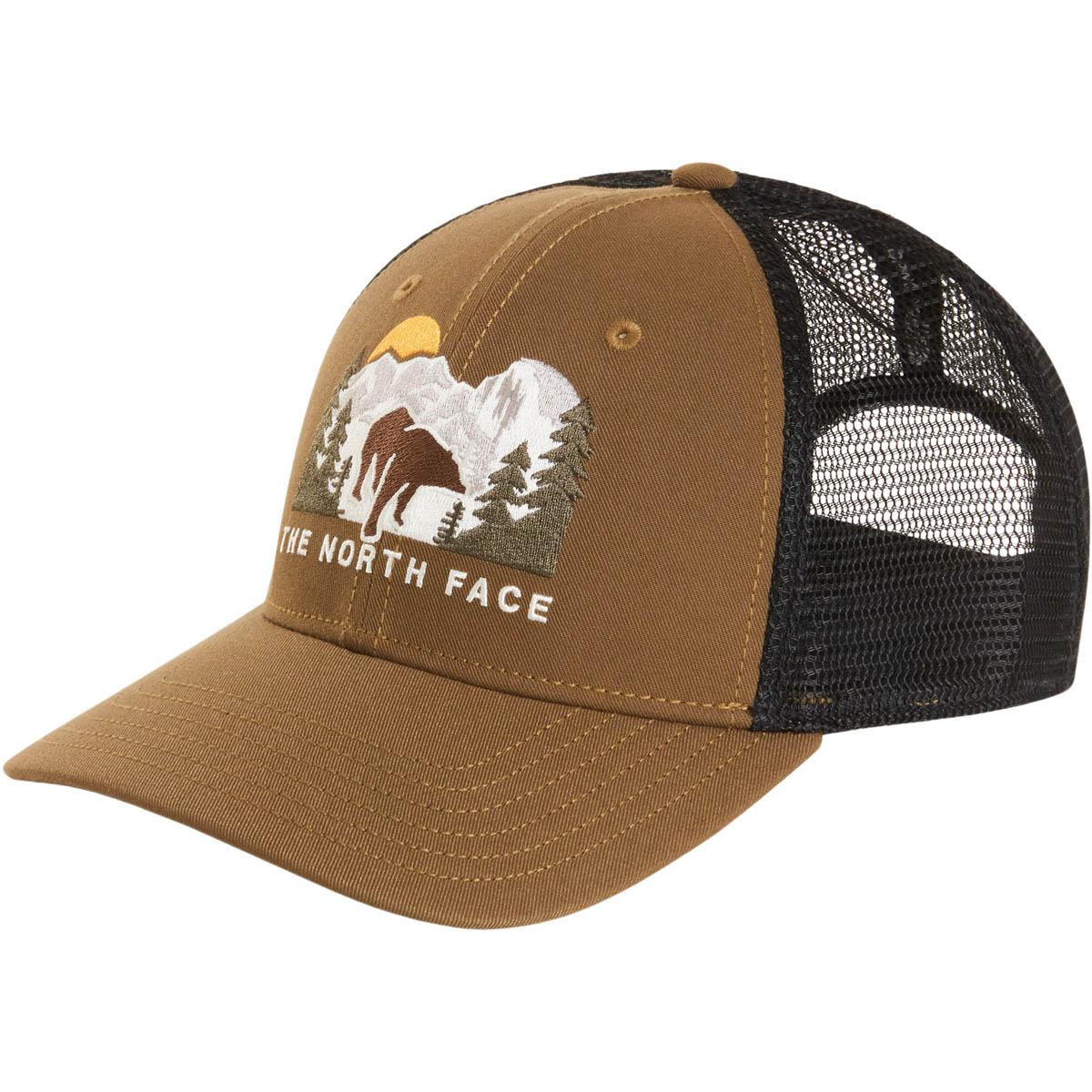 The North Face Embroidered Mudder Trucker Snapback Cap Caraway Seed/Bear Graph