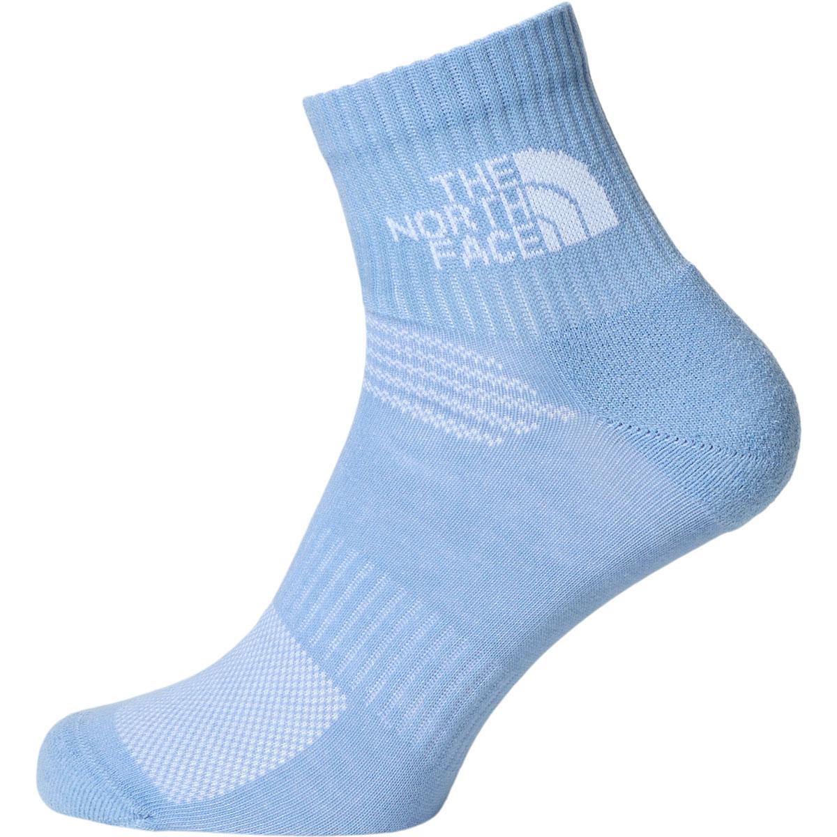 The North Face Multi Sport Quarter 3-Pack Strømper TNF White/Misty Sage/St