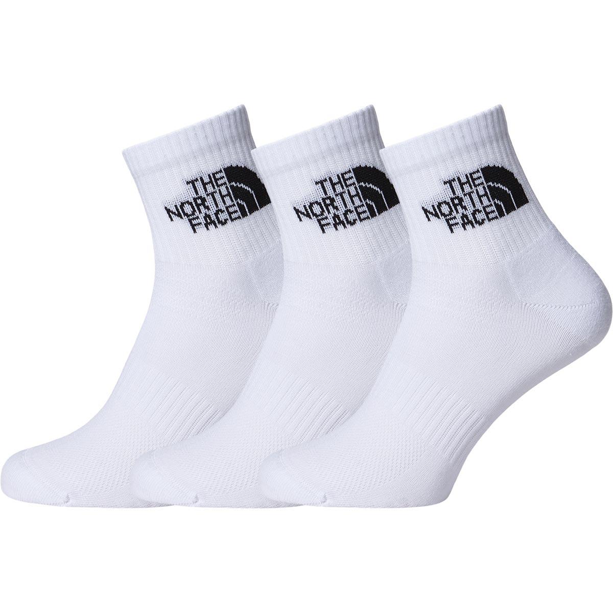 The North Face Multi Sport Quarter 3-Pack Strømper TNF WHITE