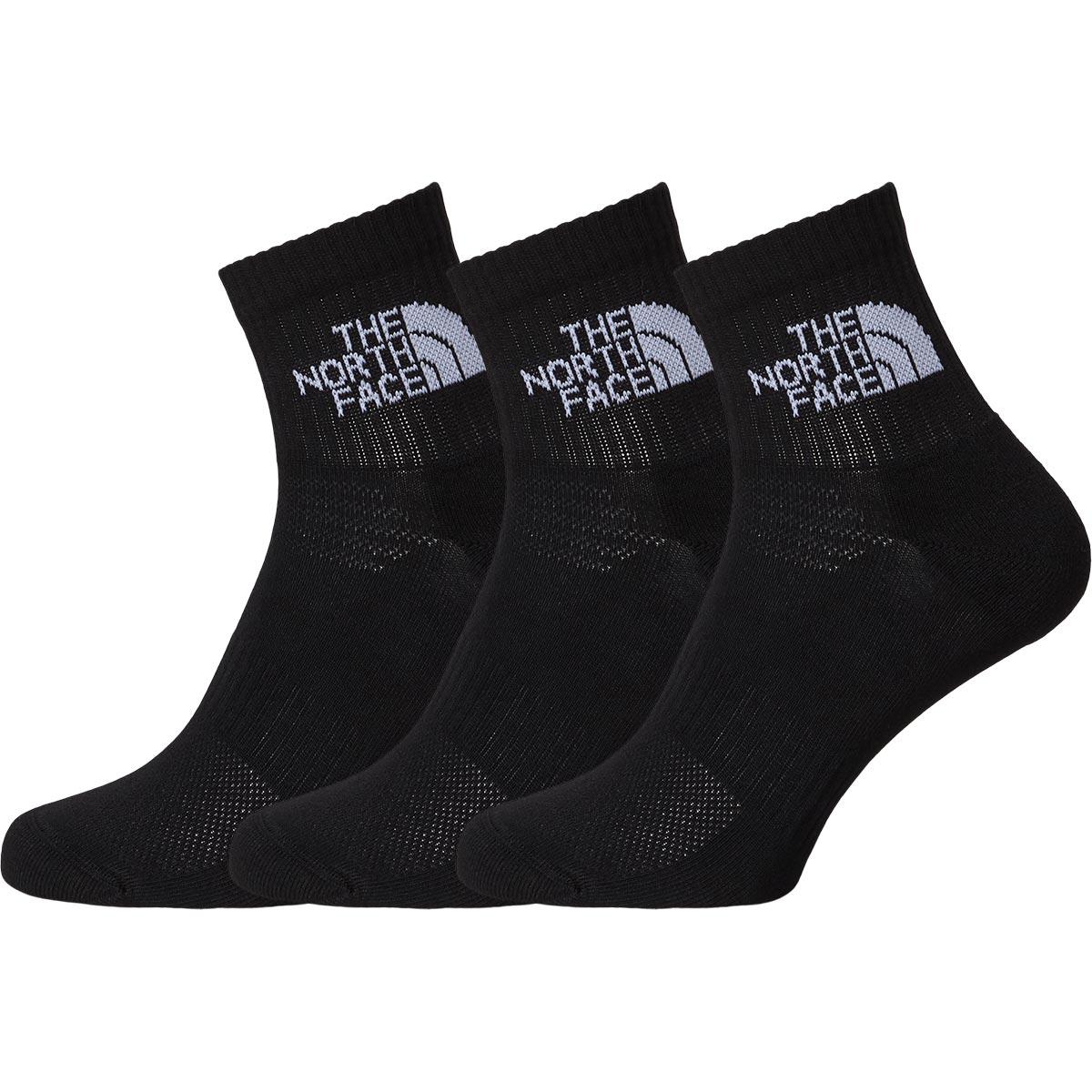 The North Face Multi Sport Quarter 3-Pack Strømper TNF BLACK