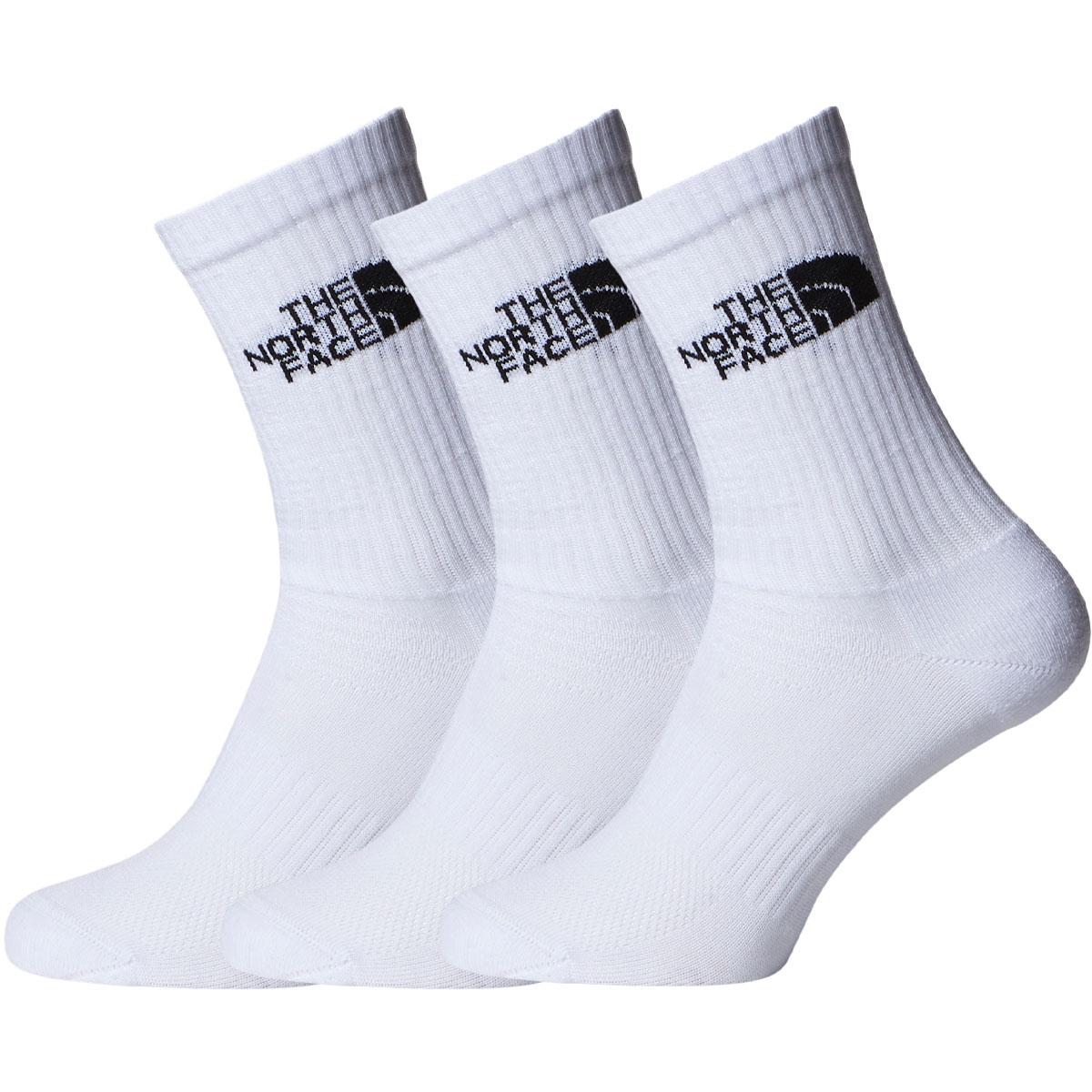 The North Face Multi Sport Cush Crew 3-Pack Strømper TNF WHITE