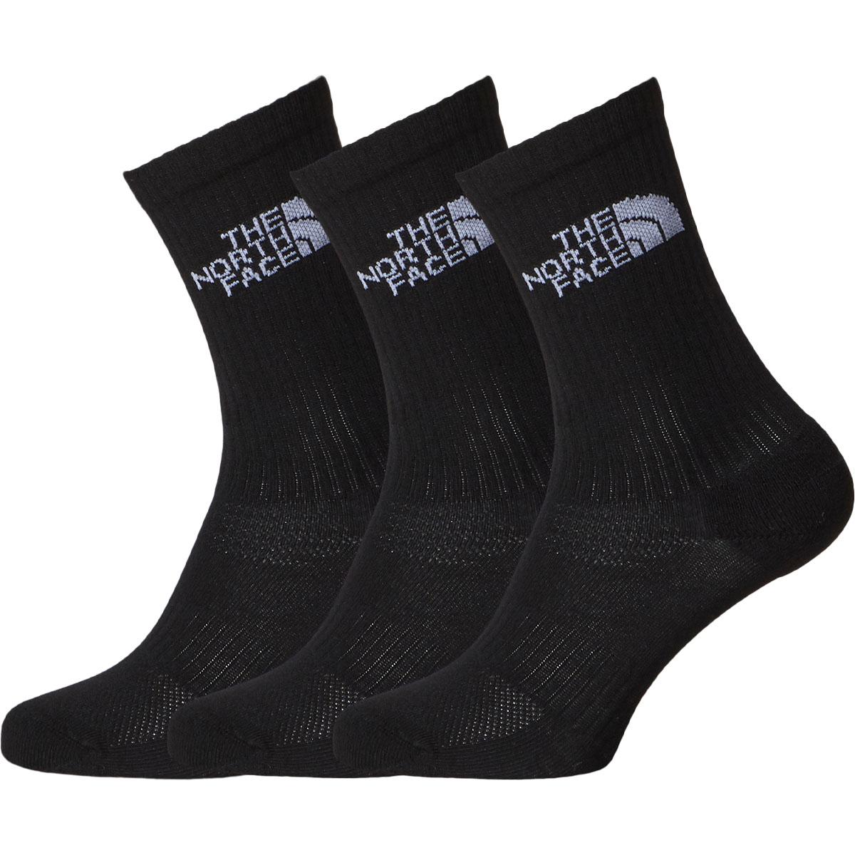 The North Face Multi Sport Cush Crew 3-Pack Strømper TNF BLACK