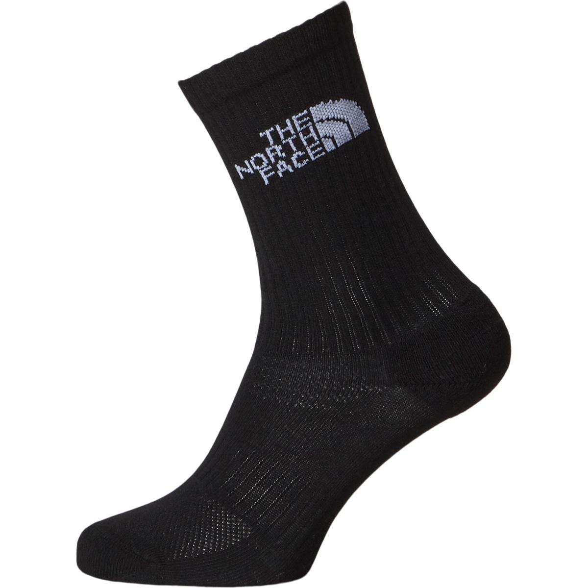 The North Face Multi Sport Cush Crew 3-Pack Strømper TNF BLACK