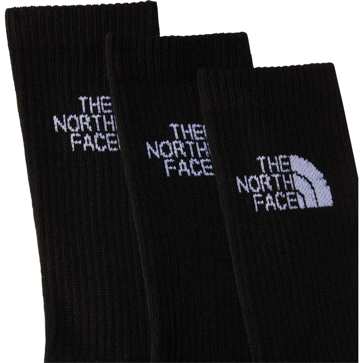 The North Face Multi Sport Cush Crew 3-Pack Strømper TNF BLACK