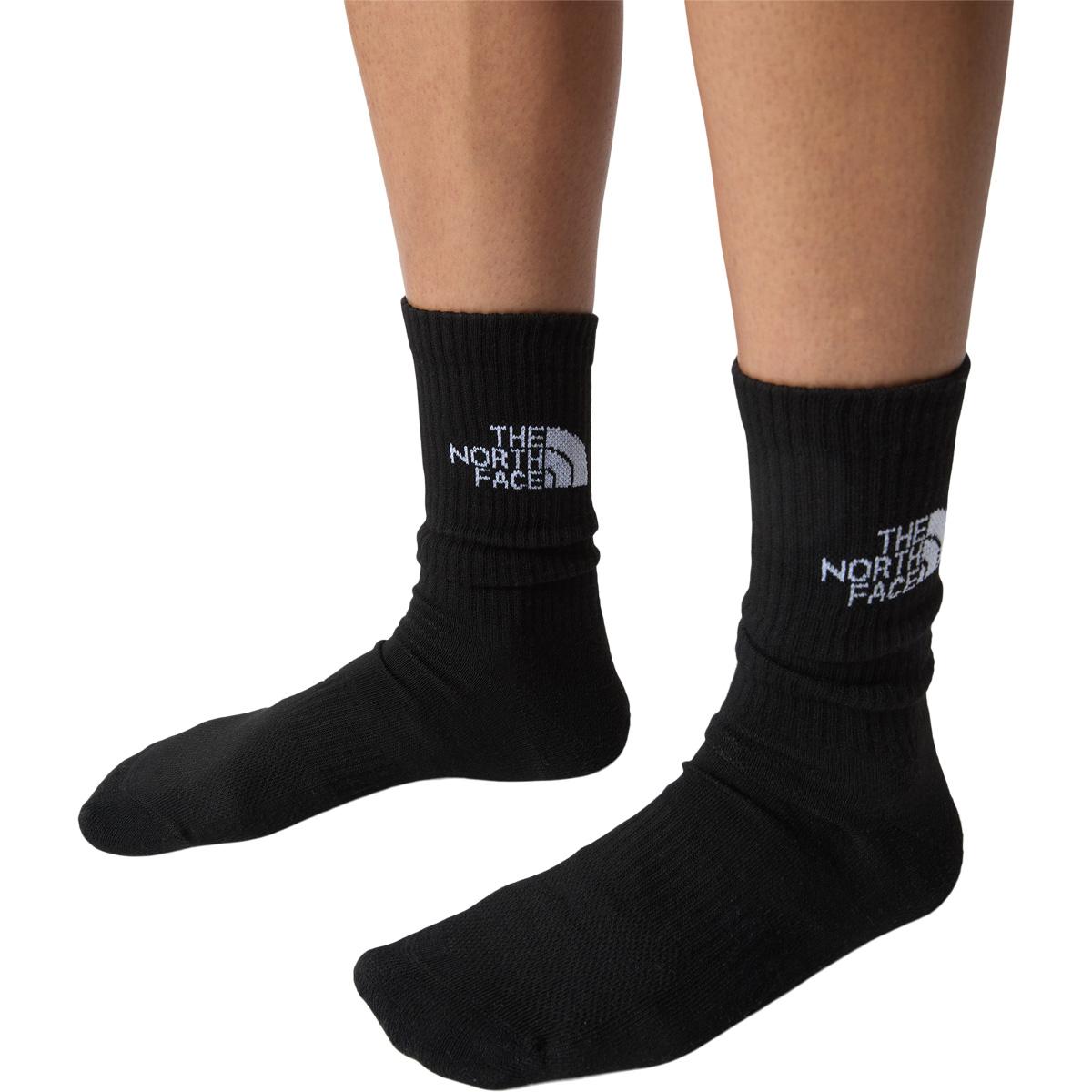 The North Face Multi Sport Cush Crew 3-Pack Strømper TNF BLACK