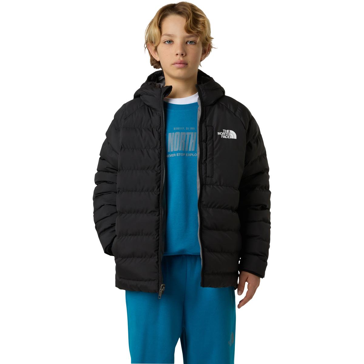 The North Face B Reversible Perrito Dunjakke Barn TNF BLACK/SMOKED PEARL