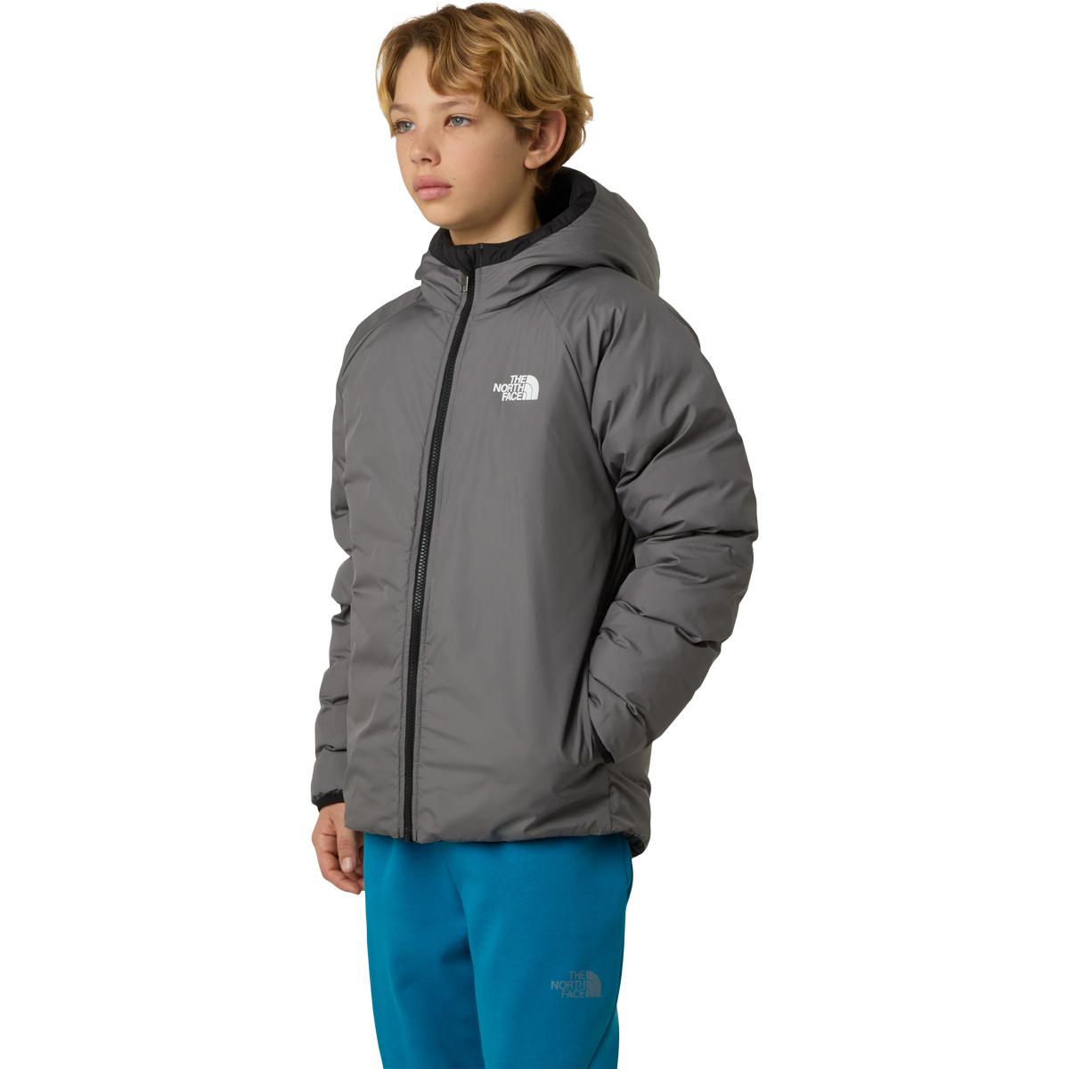 The North Face B Reversible Perrito Dunjakke Barn TNF BLACK/SMOKED PEARL