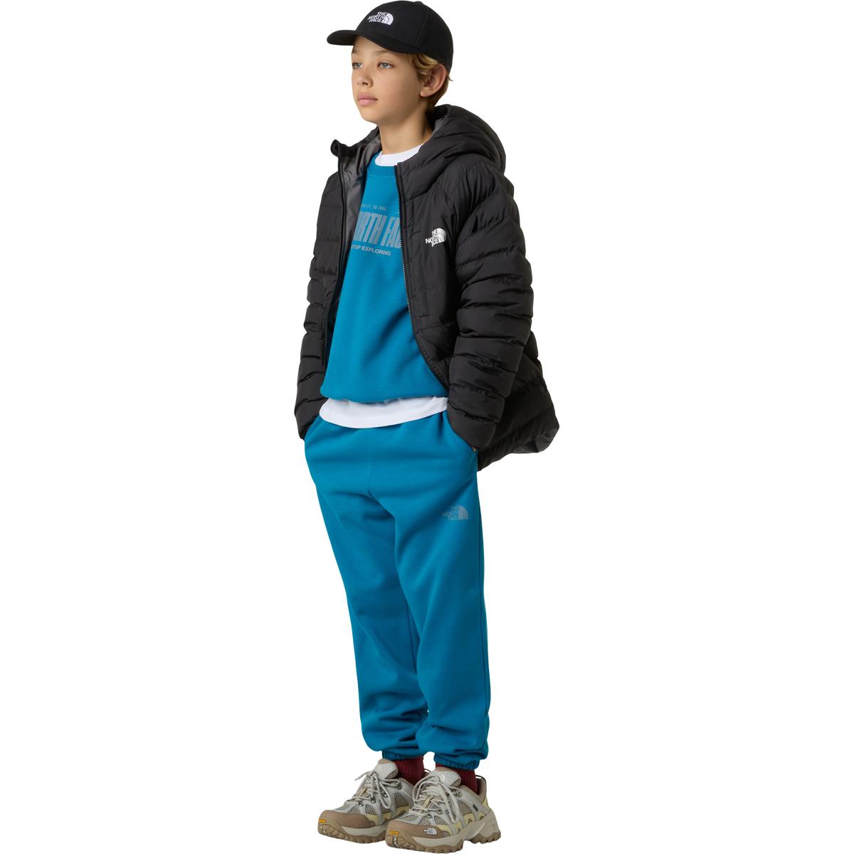 The North Face B Reversible Perrito Dunjakke Barn TNF BLACK/SMOKED PEARL