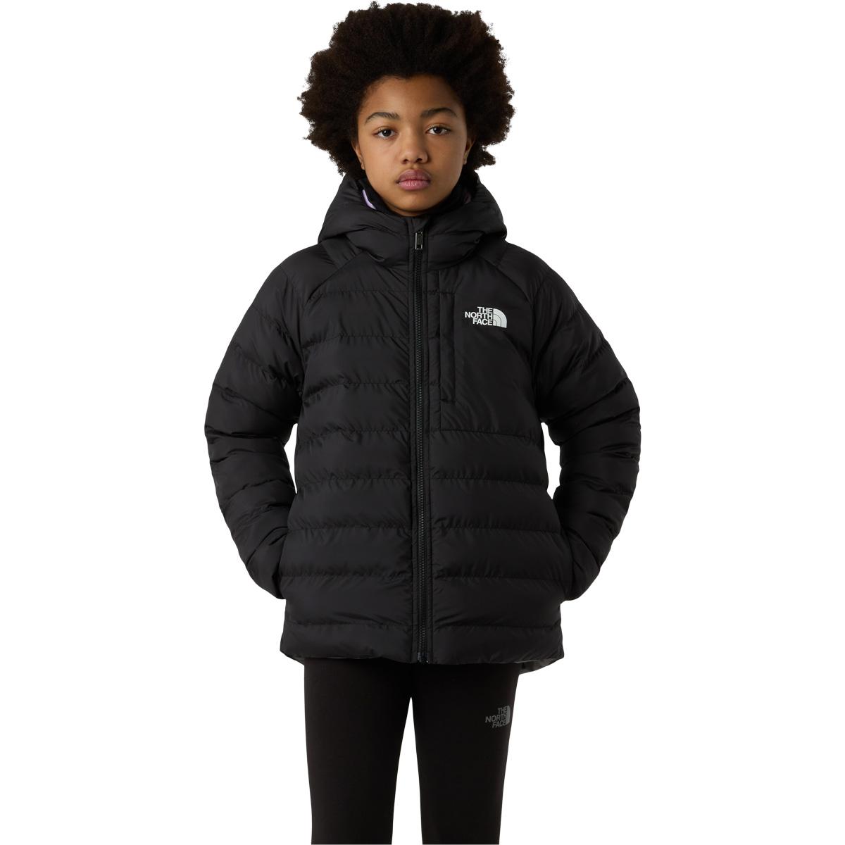 The North Face G Reversible Perrito Dunjakke Barn Black/Grey