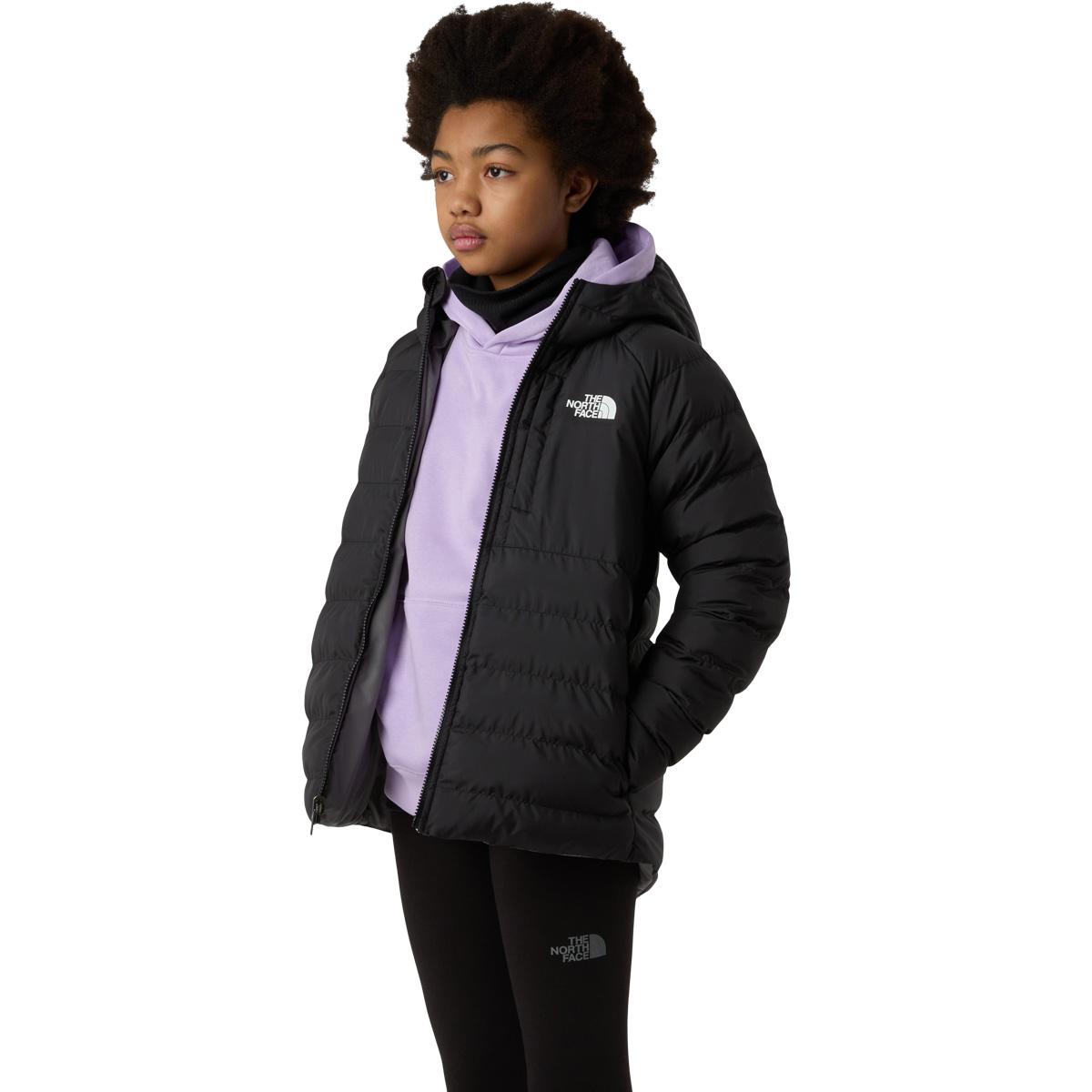 The North Face G Reversible Perrito Dunjakke Barn Black/Grey