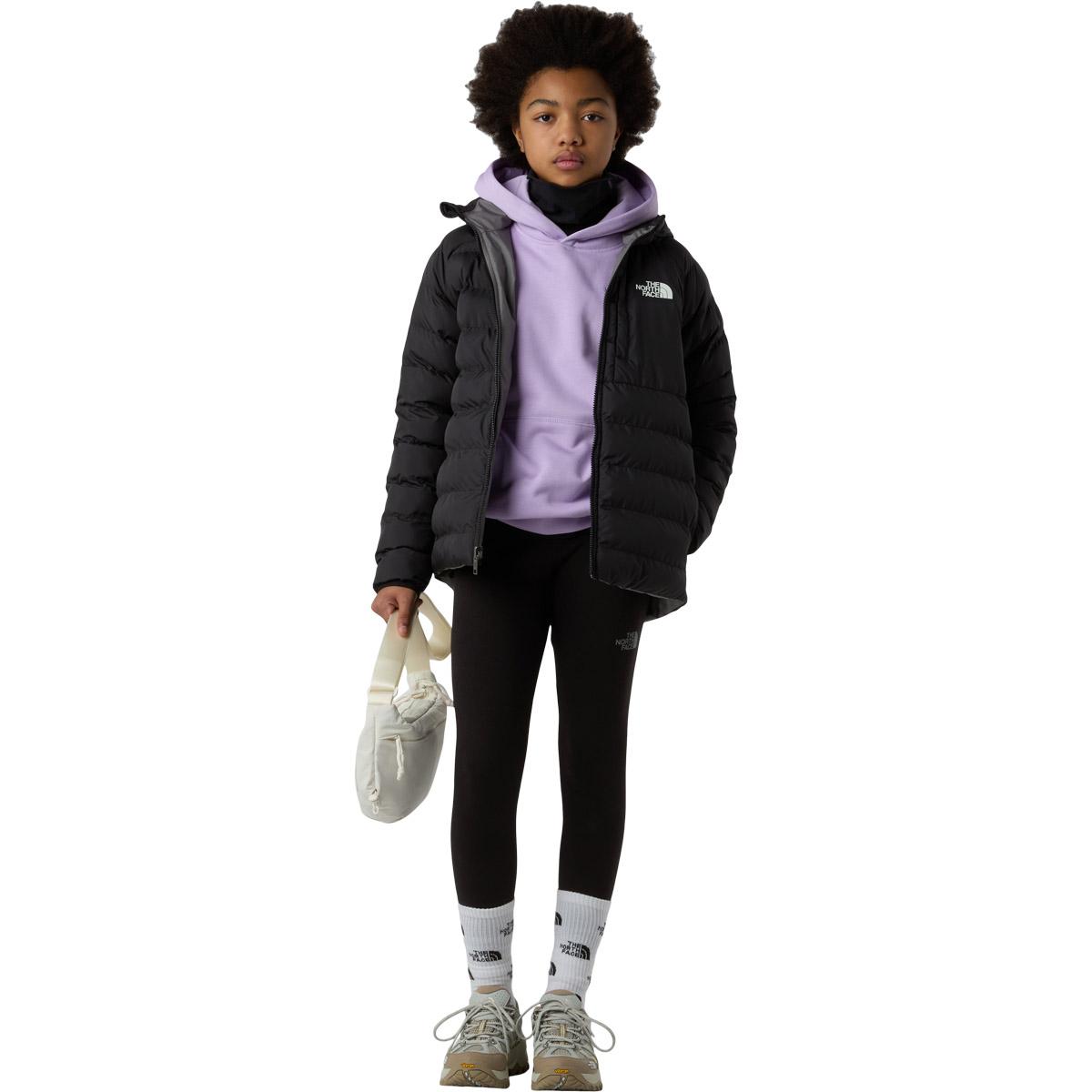 The North Face G Reversible Perrito Dunjakke Barn Black/Grey