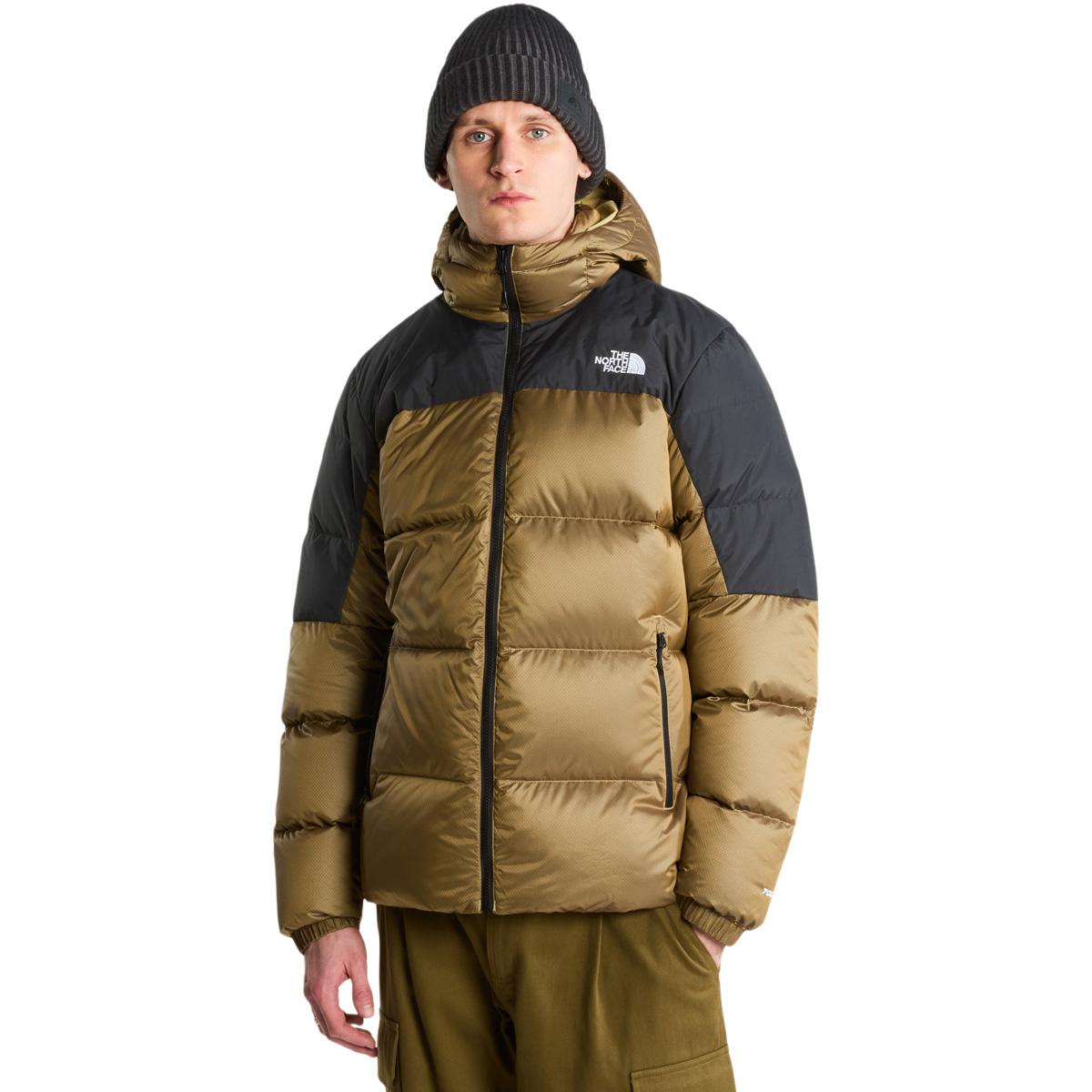 The North Face Diablo Hood Dunjakke Herre Khaki Stone Black Heath
