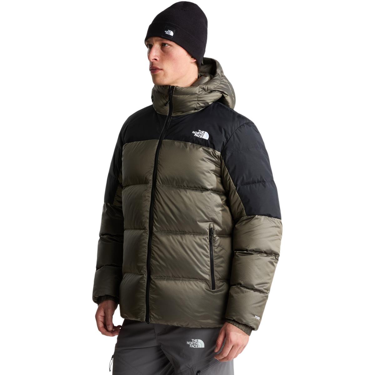The North Face Diablo Hood Dunjakke Herre Stone Slab Black Heathe