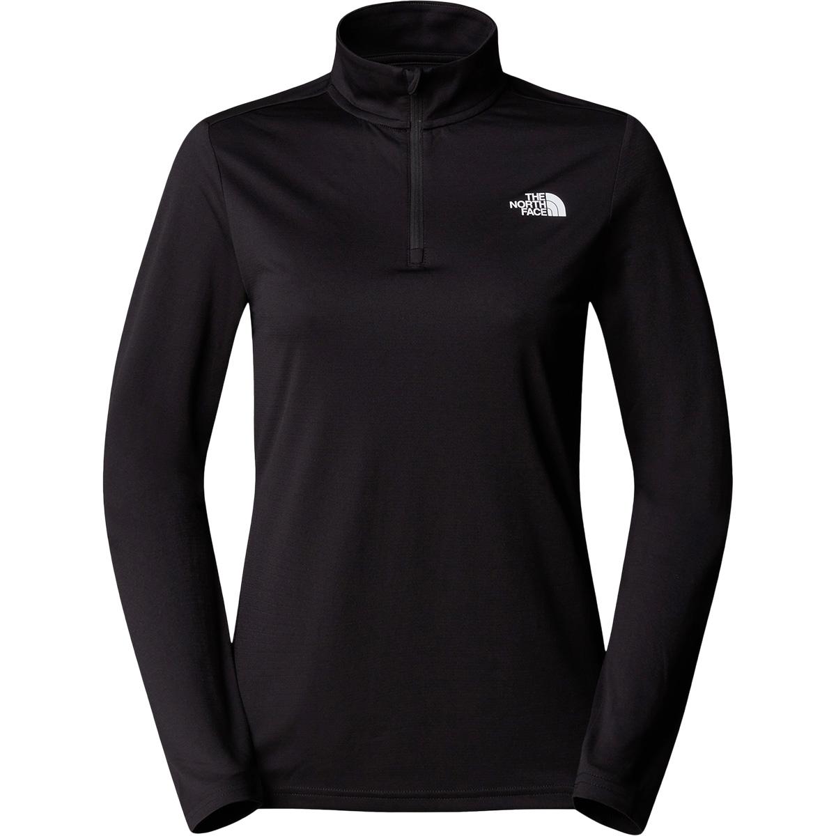 The North Face Flex Half Zip Løpetrøye Dame TNF BLACK