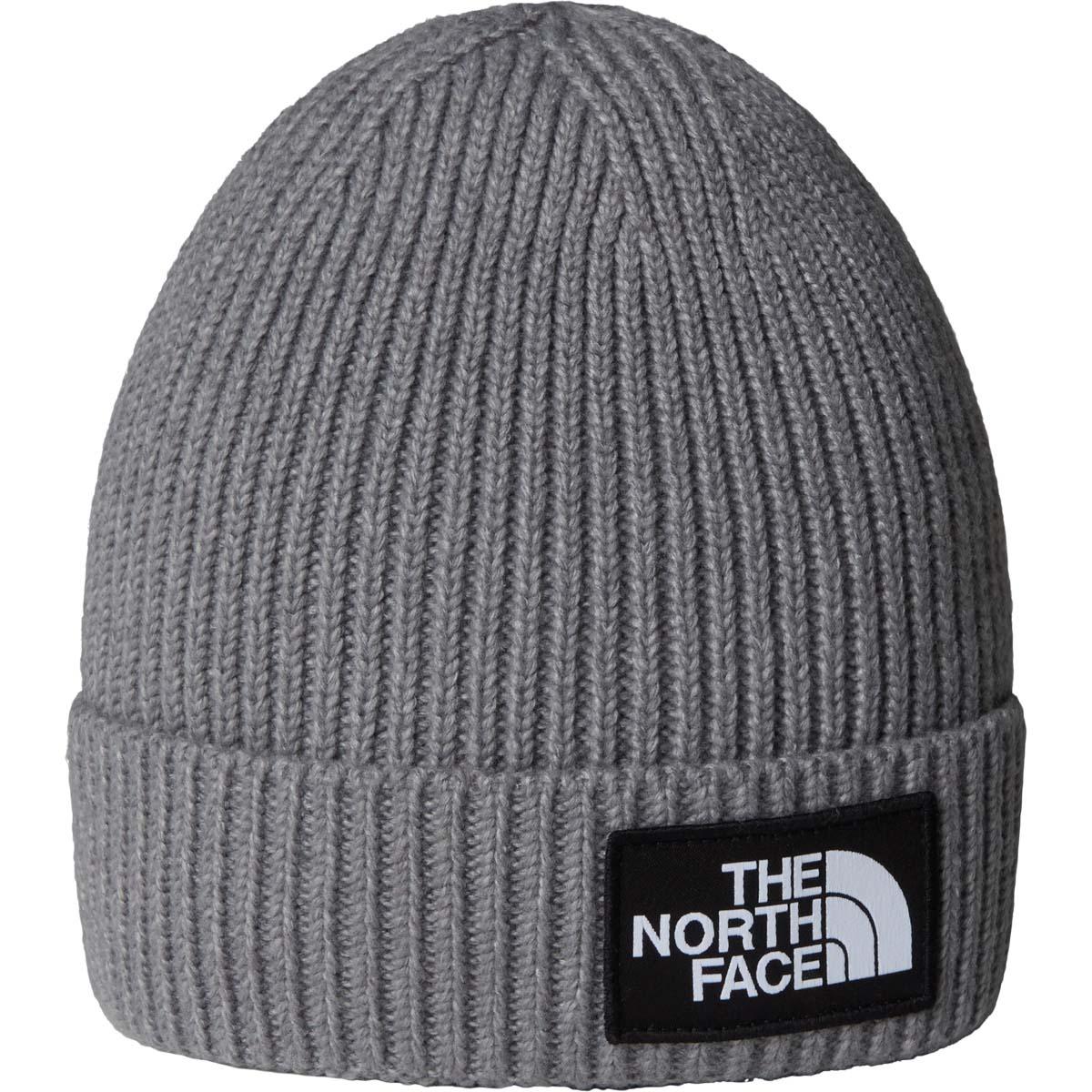 The North Face Logo Box Cuffed Lue Barn Grey