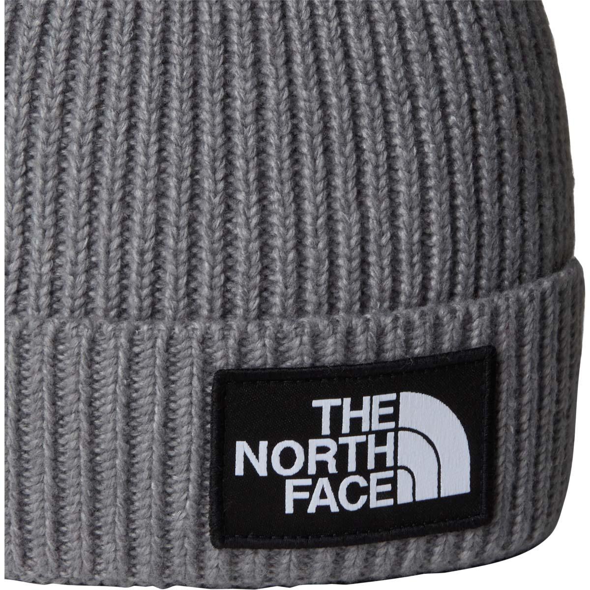 The North Face Logo Box Cuffed Lue Barn Grey