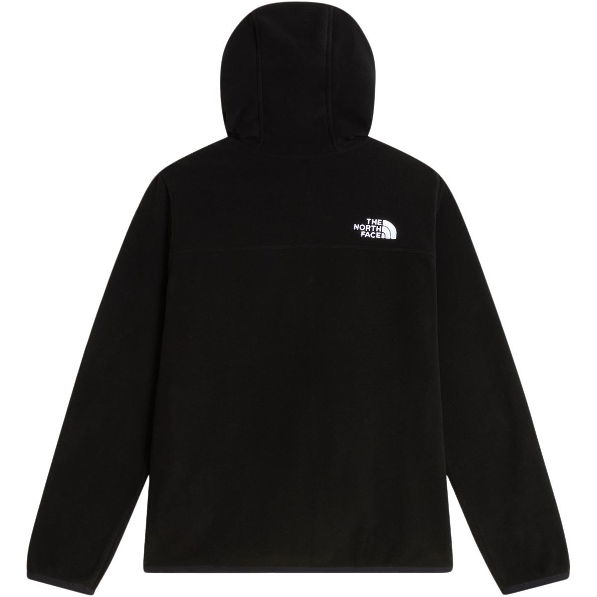 The North Face Glacier Fleece Full Zip Hettegenser Barn TNF BLACK