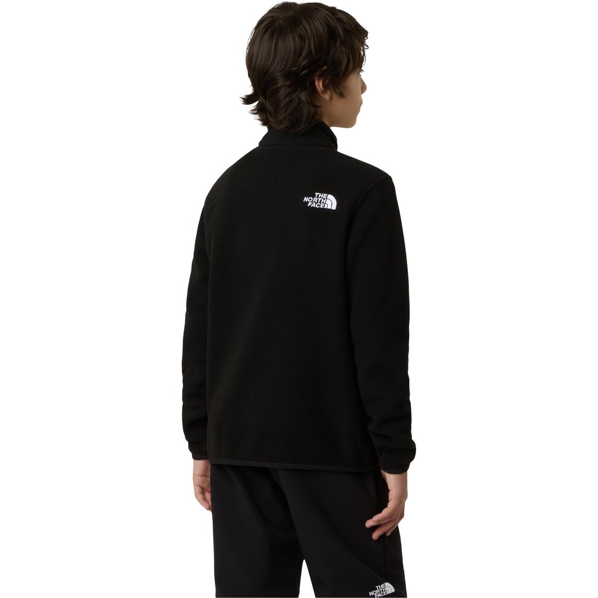 The North Face Glacier Half Zip Fleecetrøye Barn Black