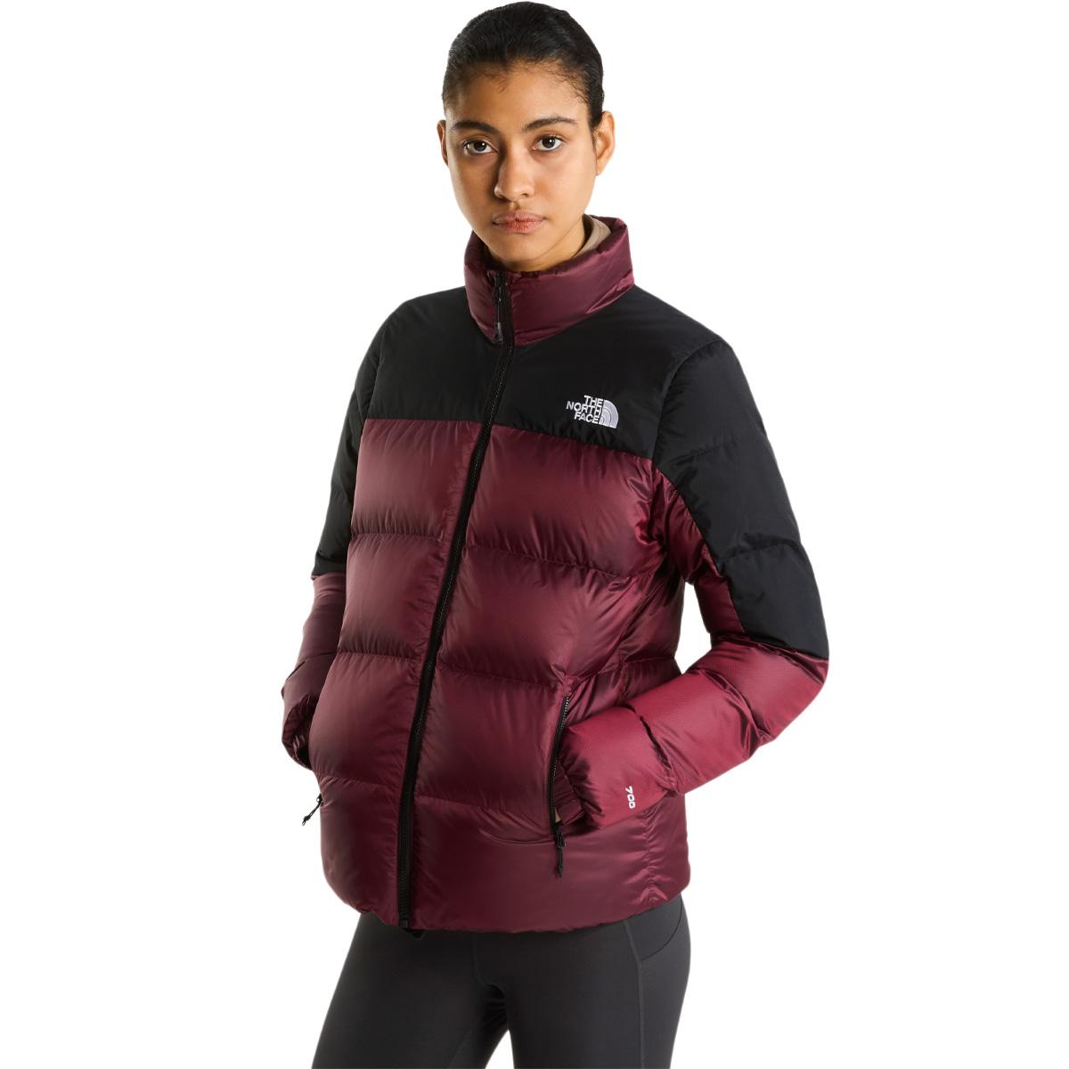 The North Face Diablo 2.0 Dunjakke Dame Burgundy Crush Black He