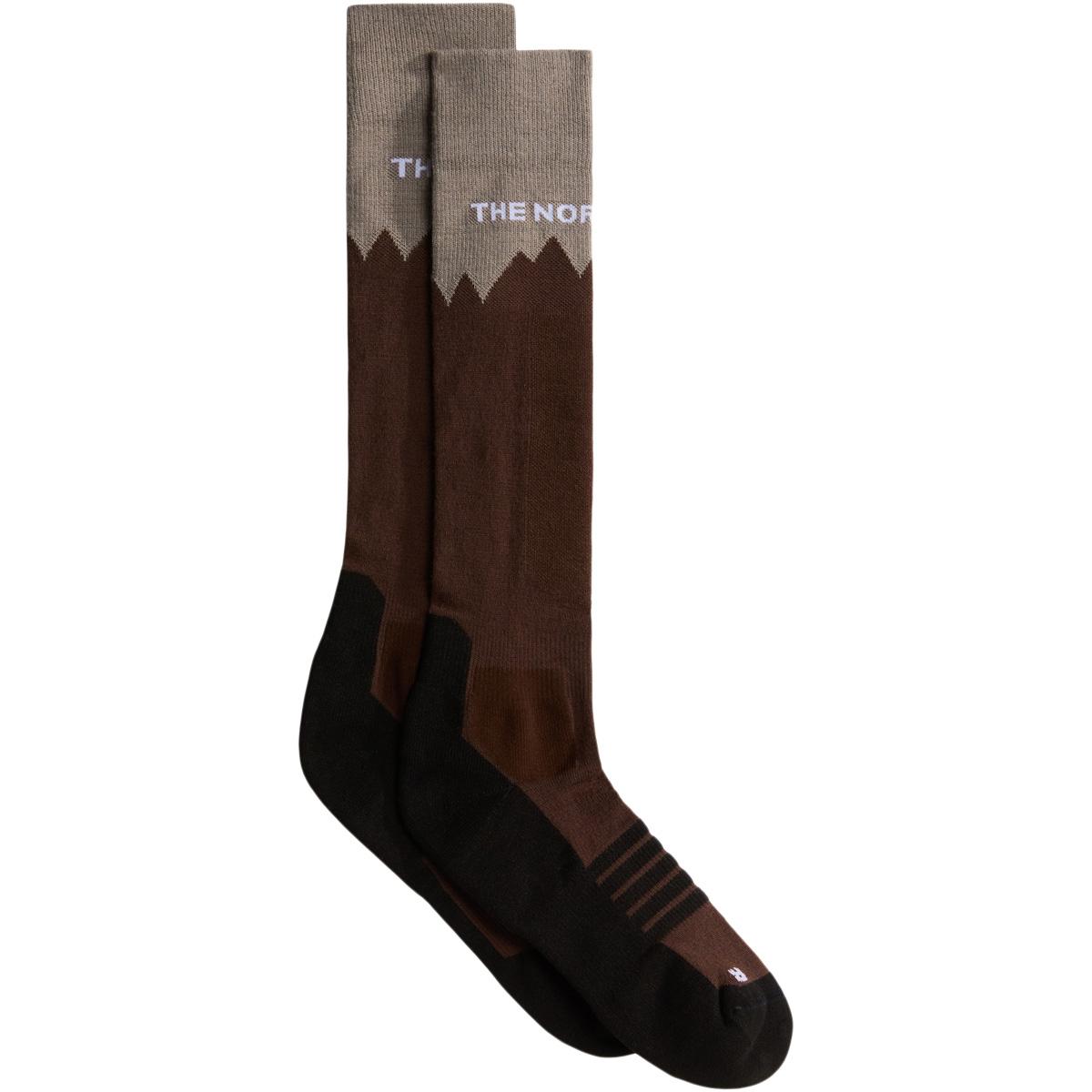 The North Face Mountain Resort Merinoull Skisokker Stone Slab/Smokey Brown