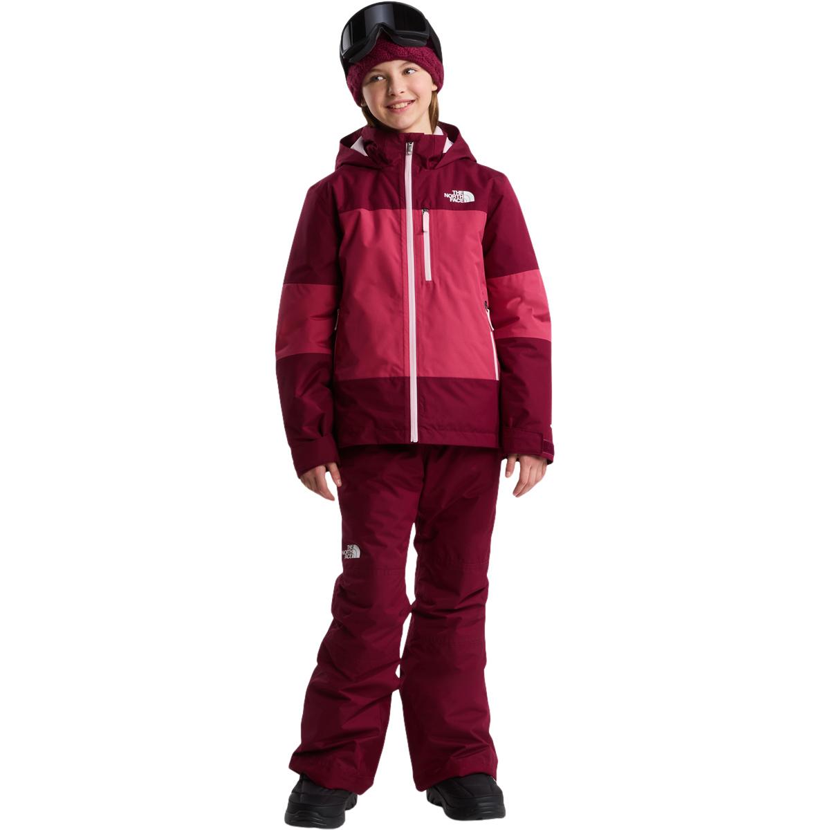 The North Face G Freedom Insulated Skibukser Barn Burgundy Crush