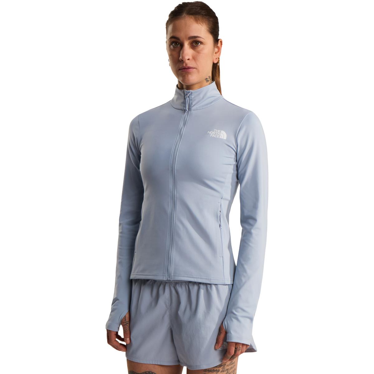 THE NORTH FACE Flex Full Zip Treningsgenser Dame Frost Grey