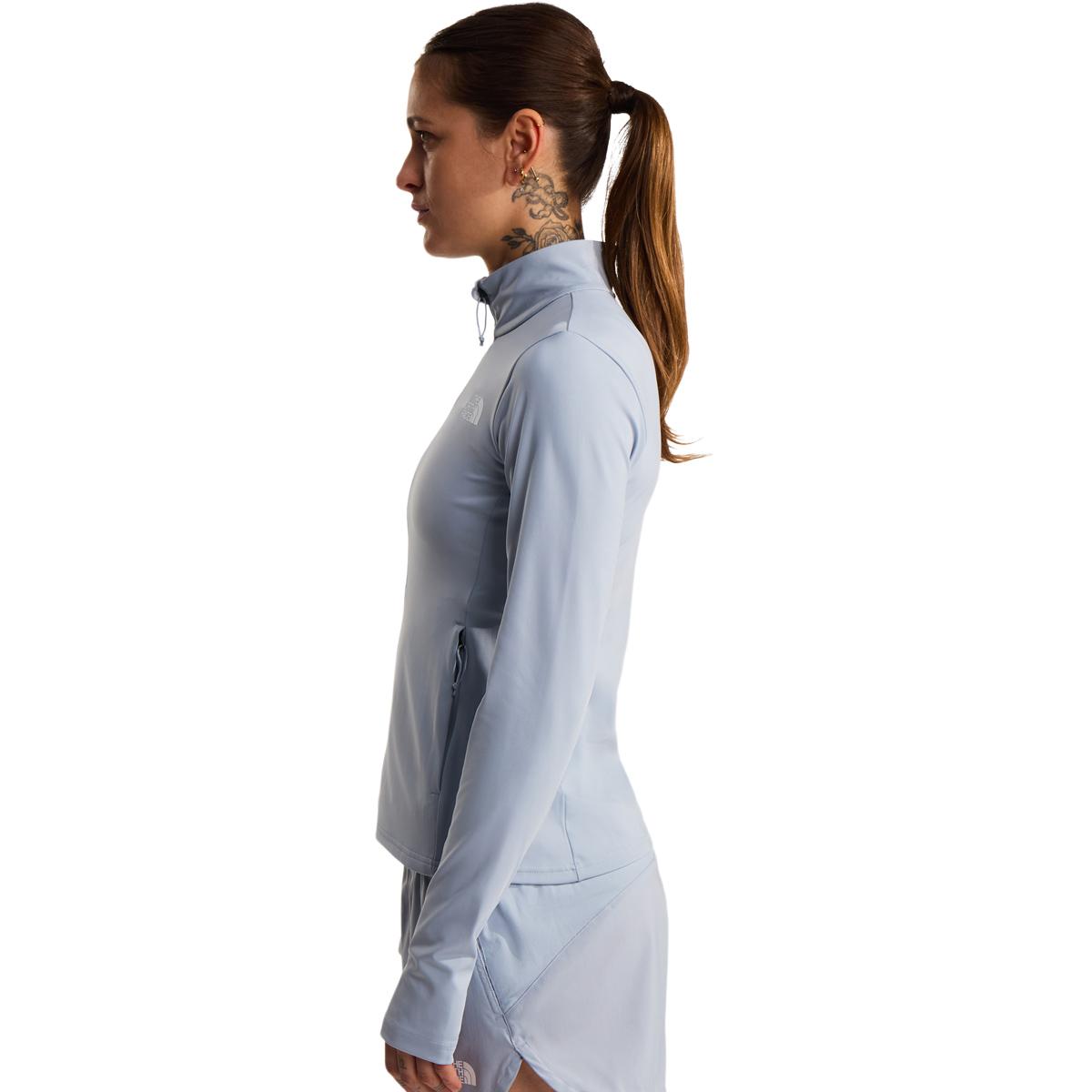 THE NORTH FACE Flex Full Zip Treningsgenser Dame Frost Grey