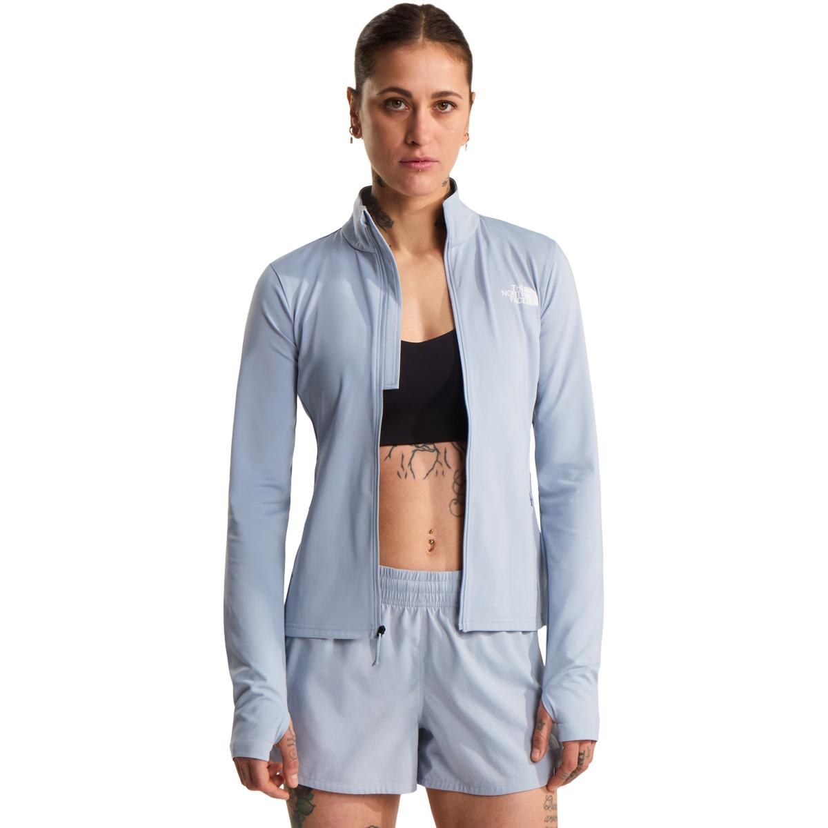 THE NORTH FACE Flex Full Zip Treningsgenser Dame Frost Grey