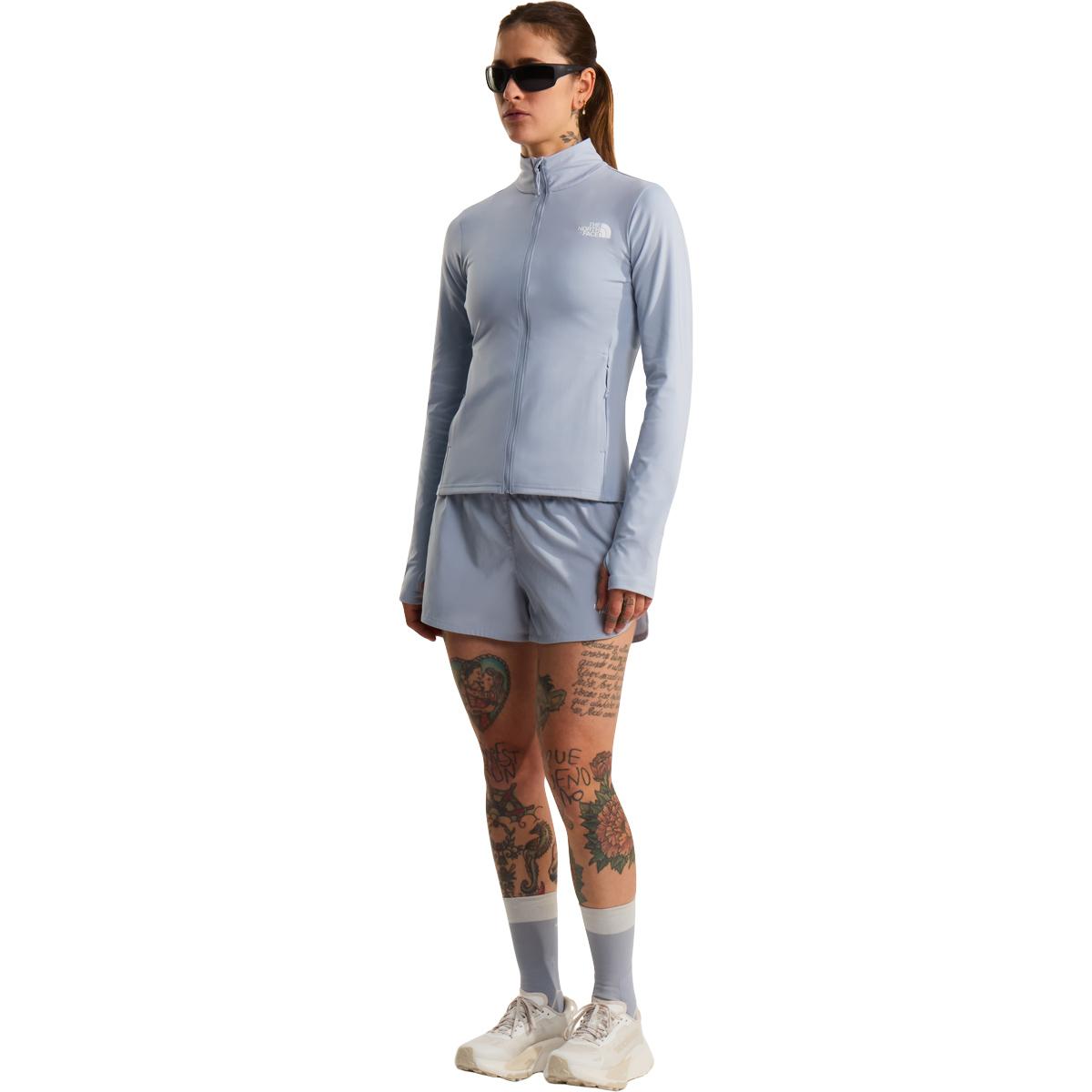 THE NORTH FACE Flex Full Zip Treningsgenser Dame Frost Grey