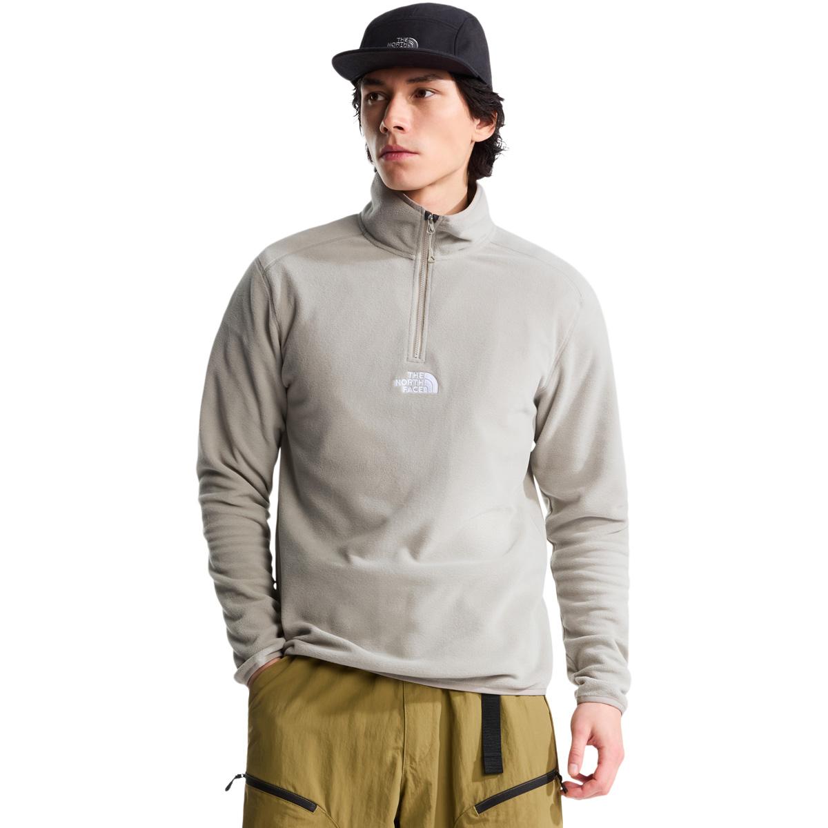 The North Face Glacier Half Zip Fleecetrøye Herre Stone Slab