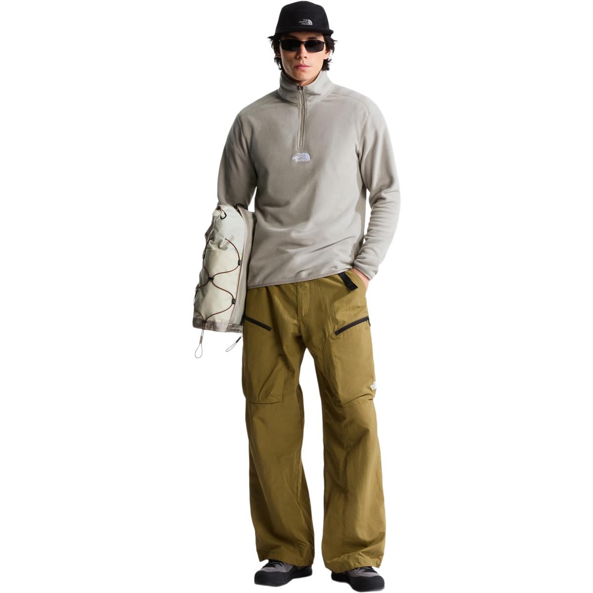 The North Face Glacier Half Zip Fleecetrøye Herre Stone Slab