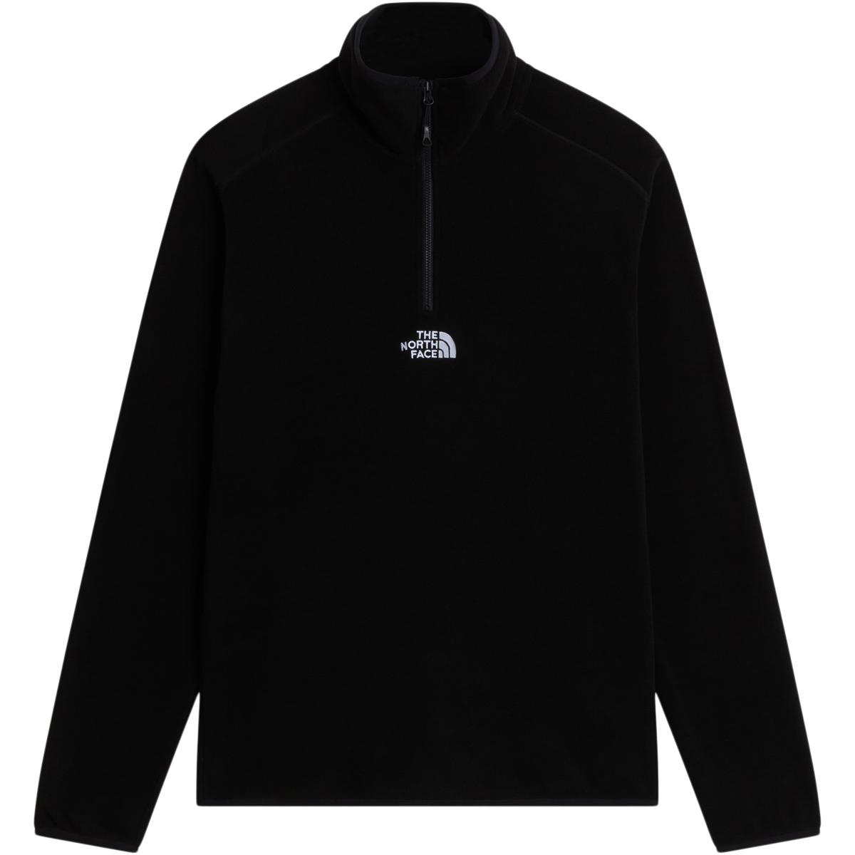 The North Face Glacier Half Zip Fleecetrøye Herre TNF BLACK