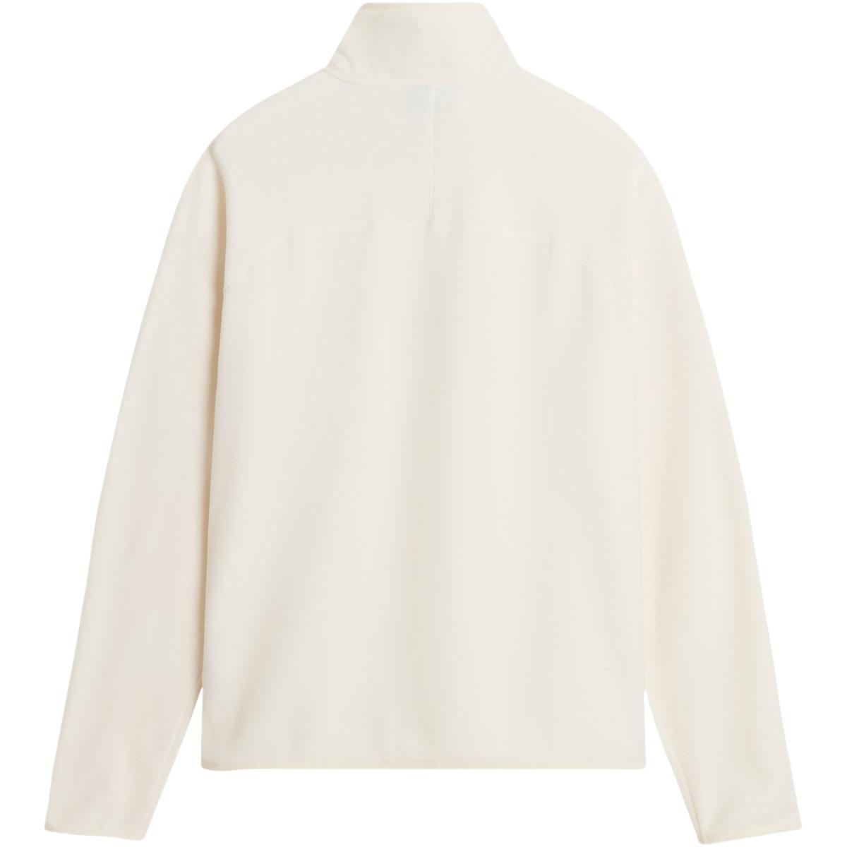 The North Face Glacier Half Zip Fleecetrøye Herre WHITE DUNE