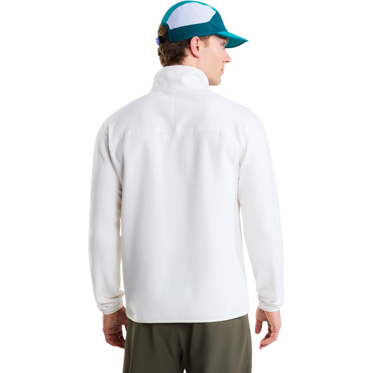 The North Face Glacier Half Zip Fleecetrøye Herre WHITE DUNE