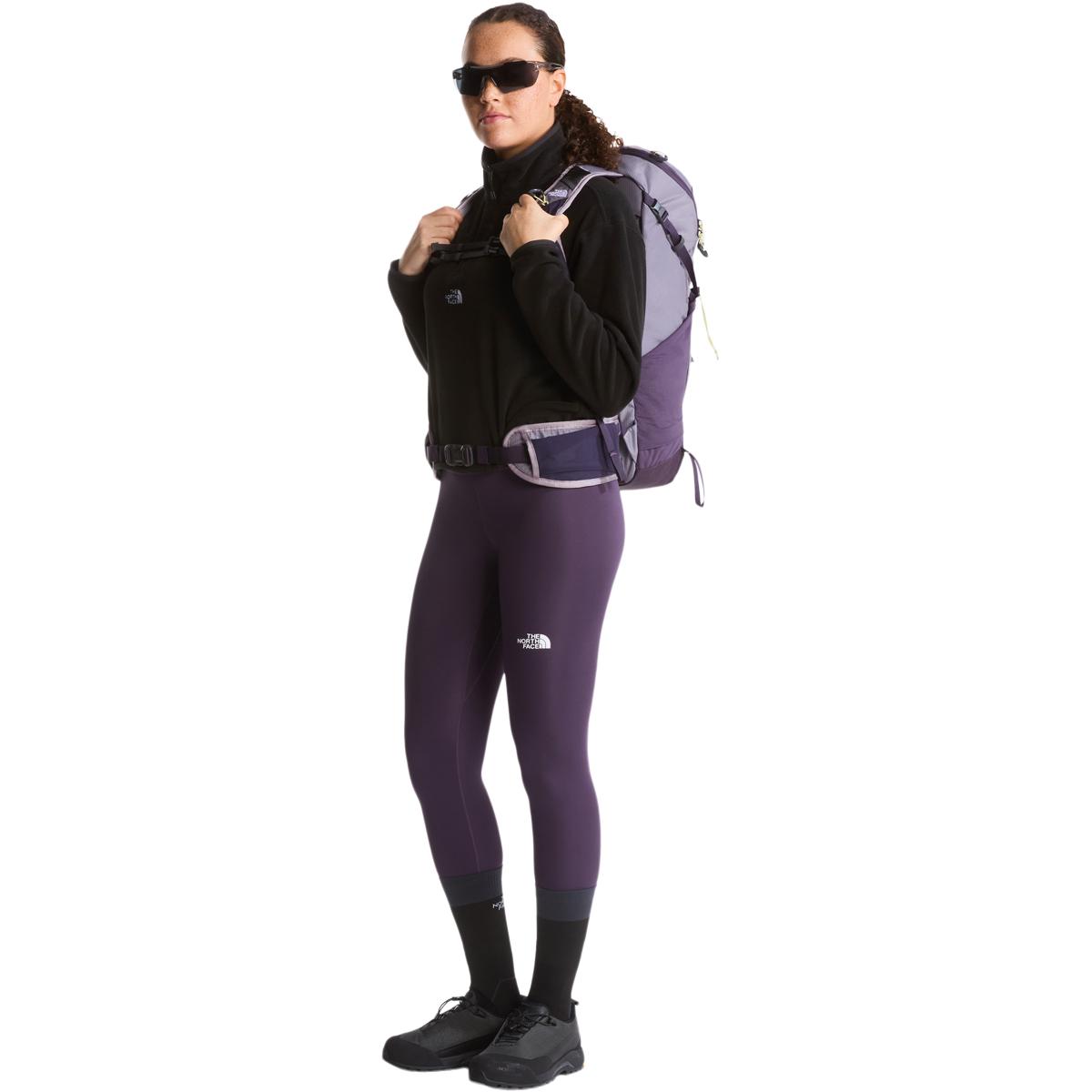 The North Face Novelty Logo Glacier Half Zip Fleecetrøye Dame TNF BLACK