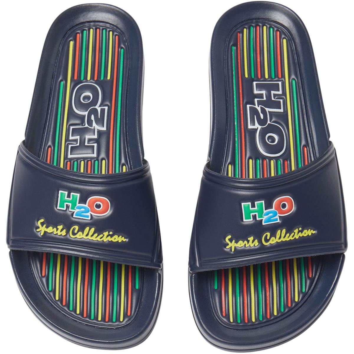 H2O Multicolor Badesandaler Navy