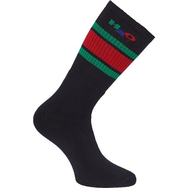 H2O Crew Strømper Navy/Green/Red