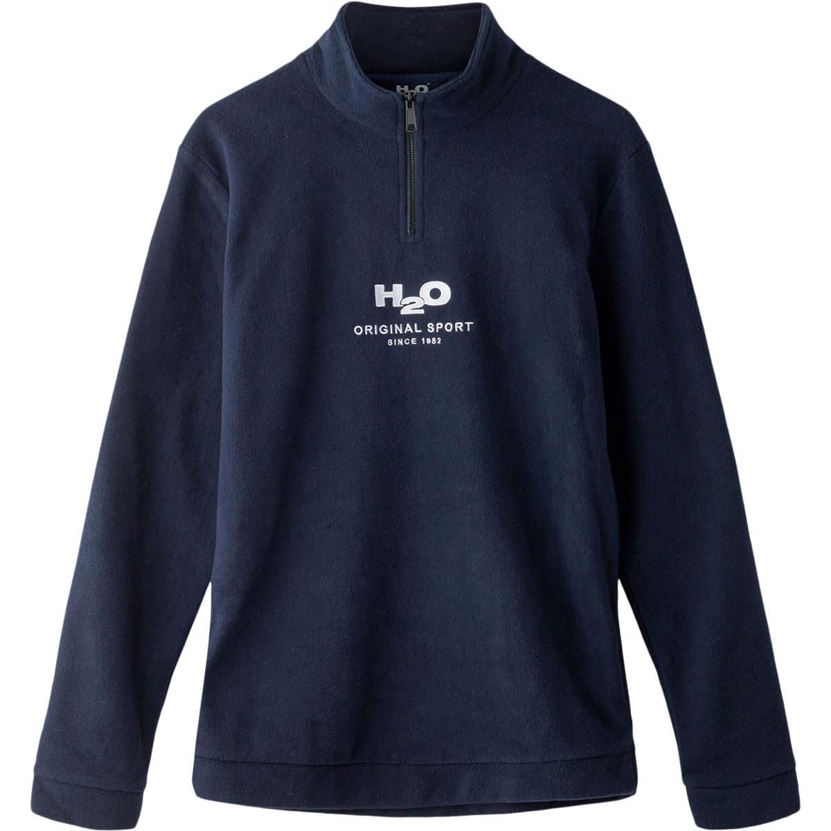 H2O Blåvand 2 Half Zip Fleecetrøje Navy