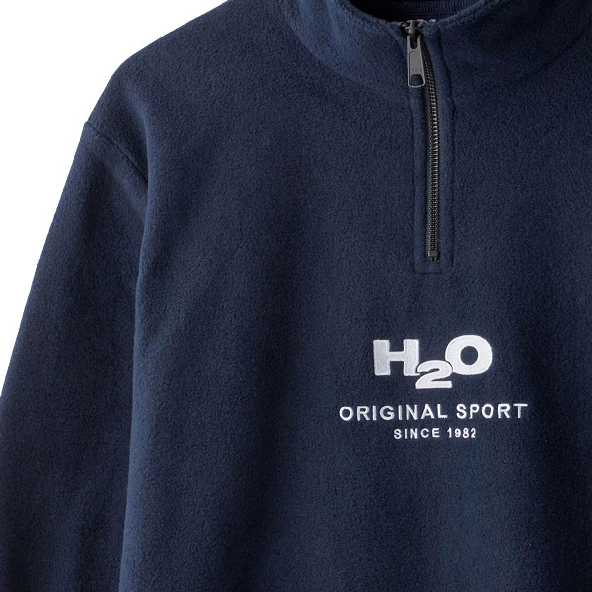 H2O Blåvand 2 Half Zip Fleecetrøje Navy