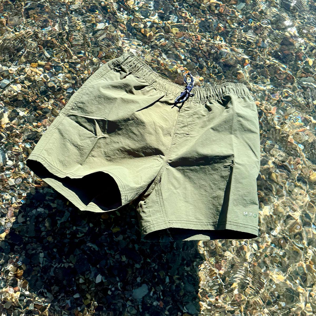 H2O Leisure Swim Badeshorts Herre Army