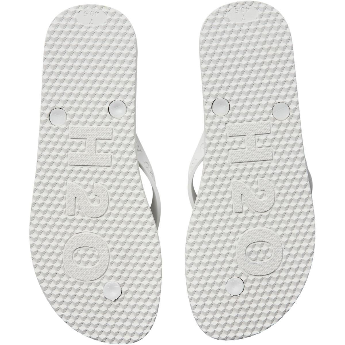 H2O Klip Klap Sandaler White