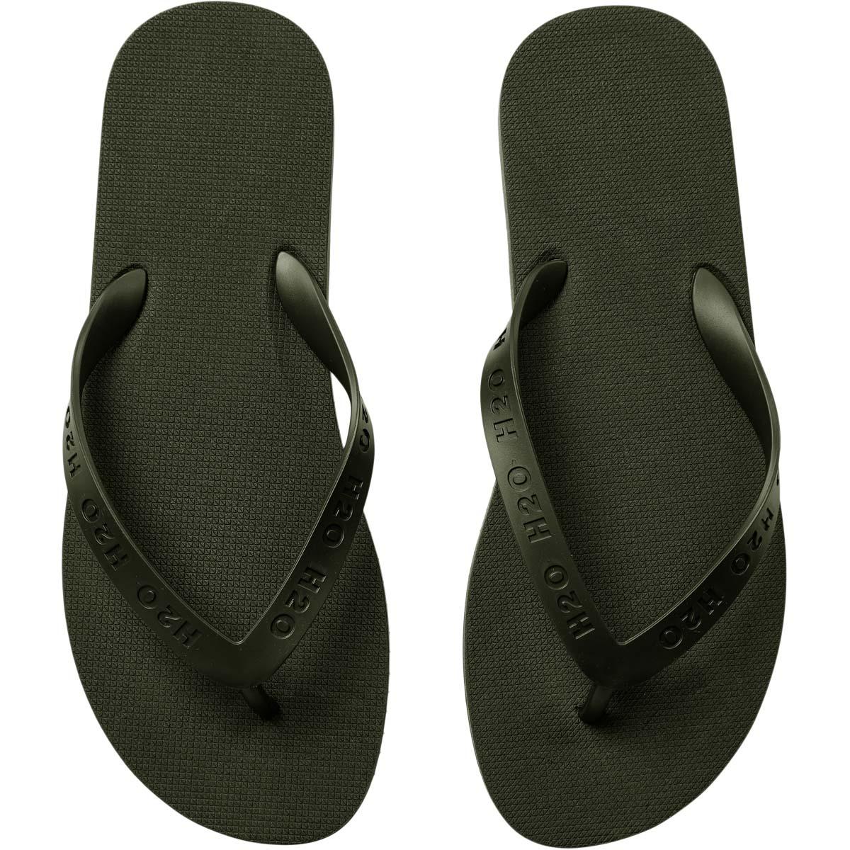 H2O Klip Klap Sandaler Army