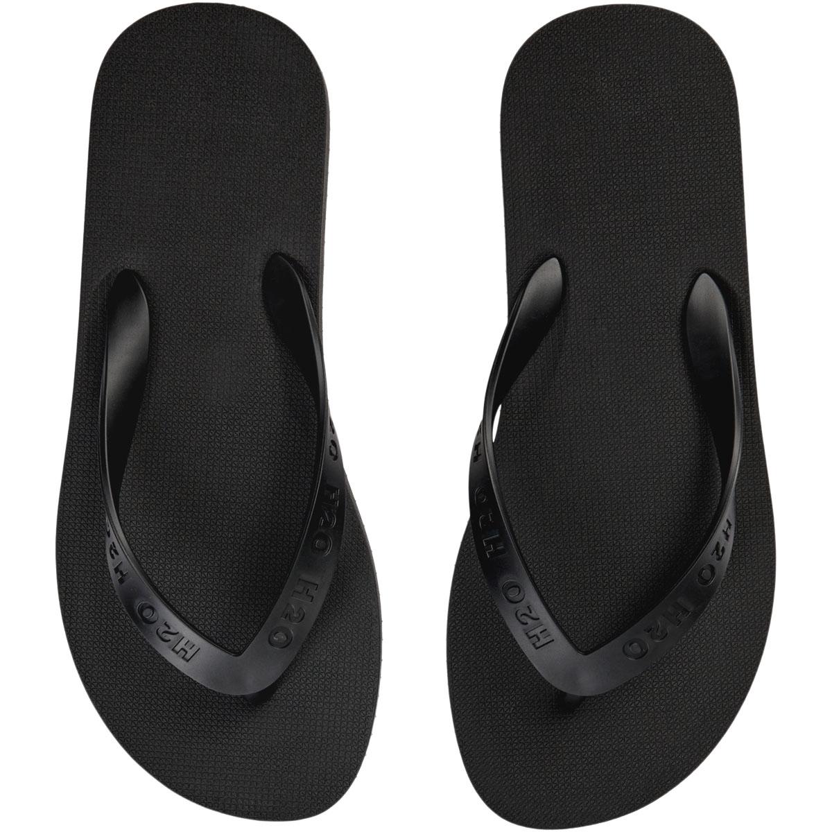 H2O Klip Klap Sandaler Black