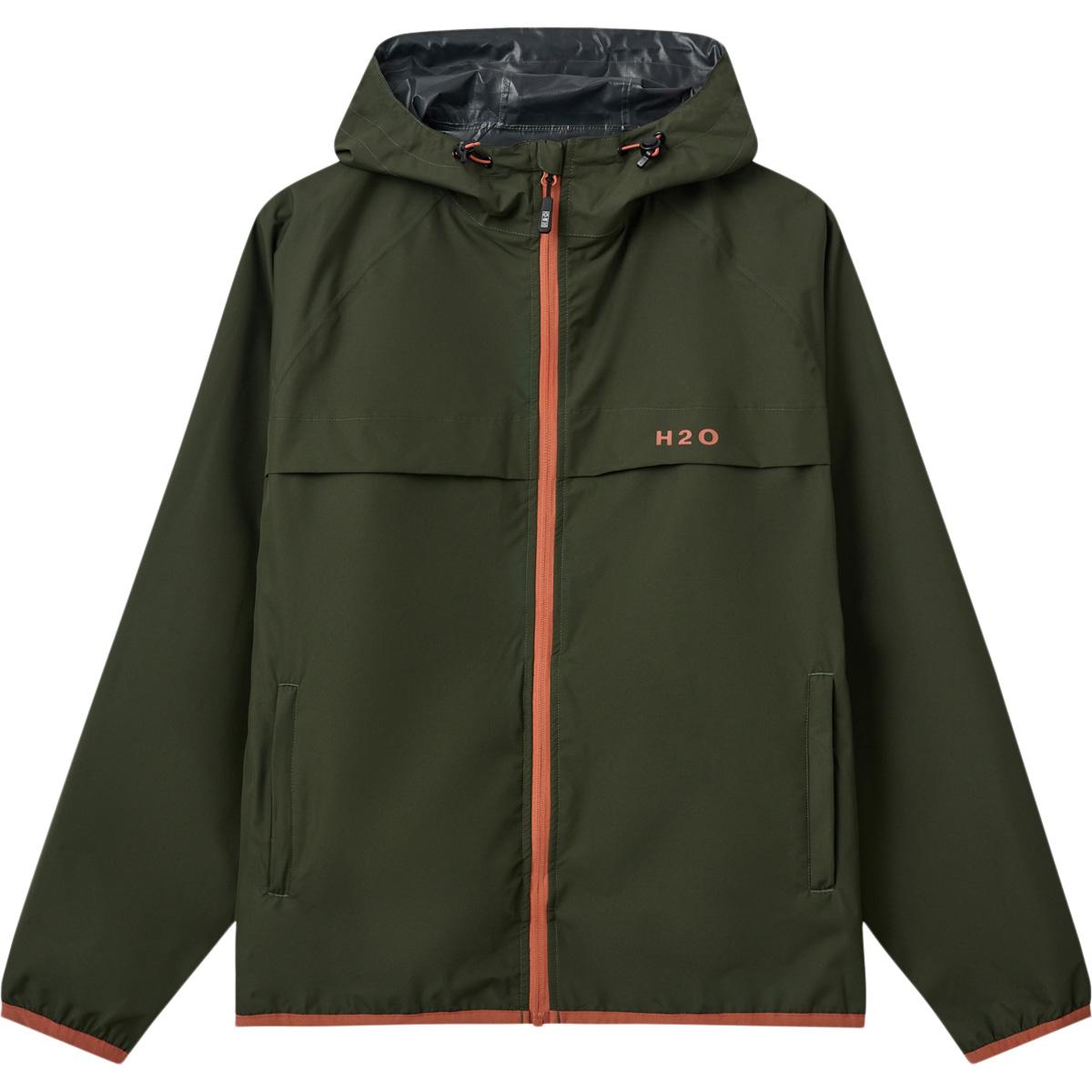 H2O Rømø Festival LW Packable Regnjakke Unisex Green