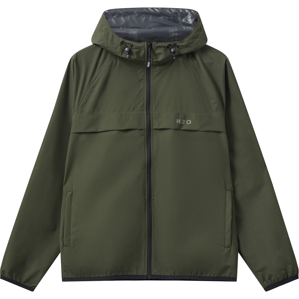 H2O Rømø LW Packable Regnjakke Army