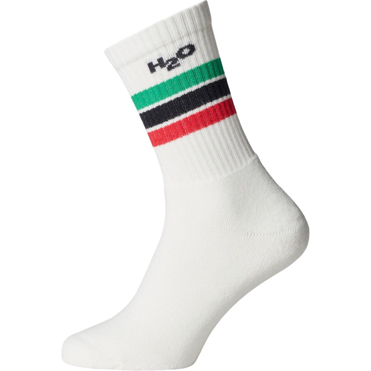 H2O Classic 2-Pack Strømper White/Green/Red