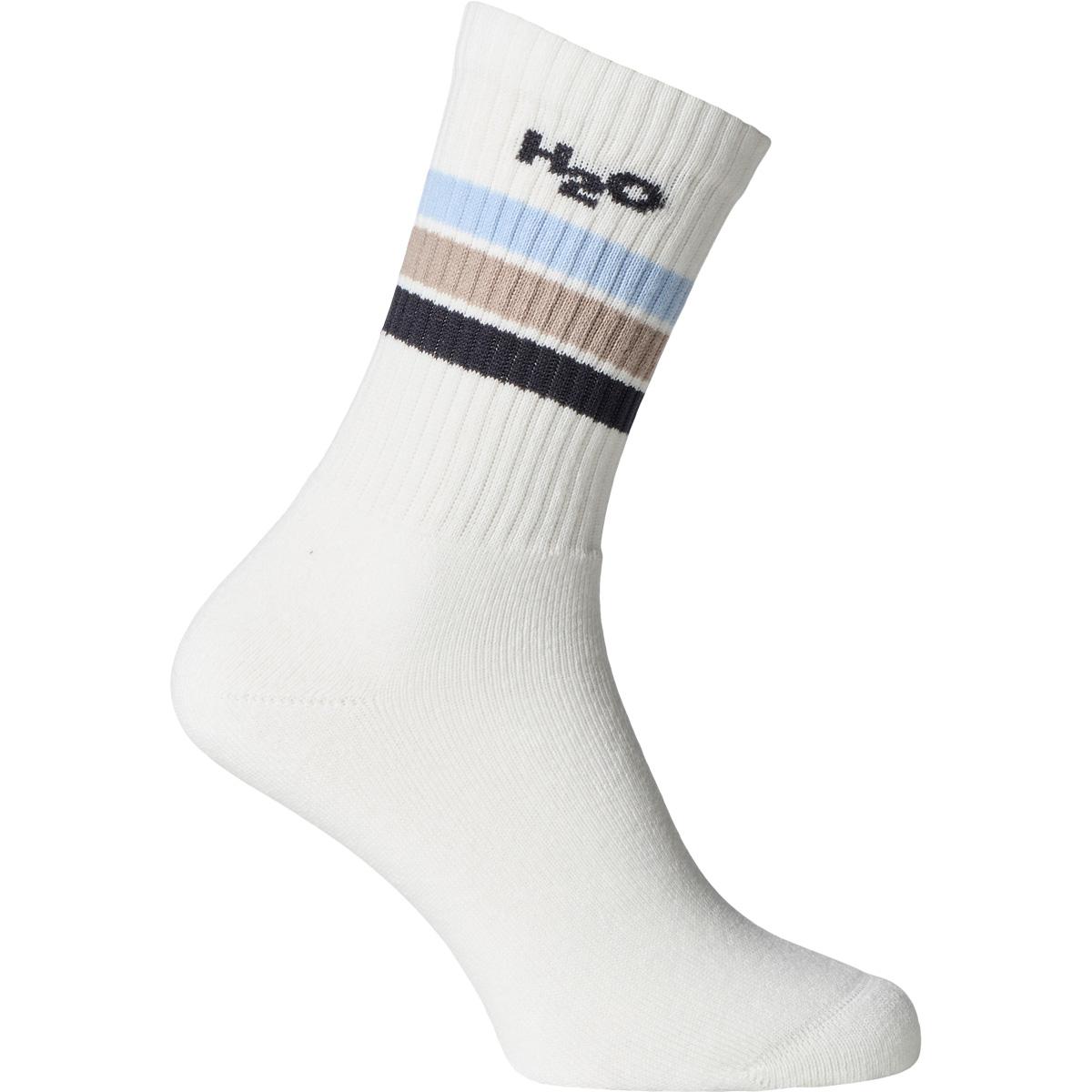 H2O Classic 2-Pack Strømper White/Light Blue/Navy