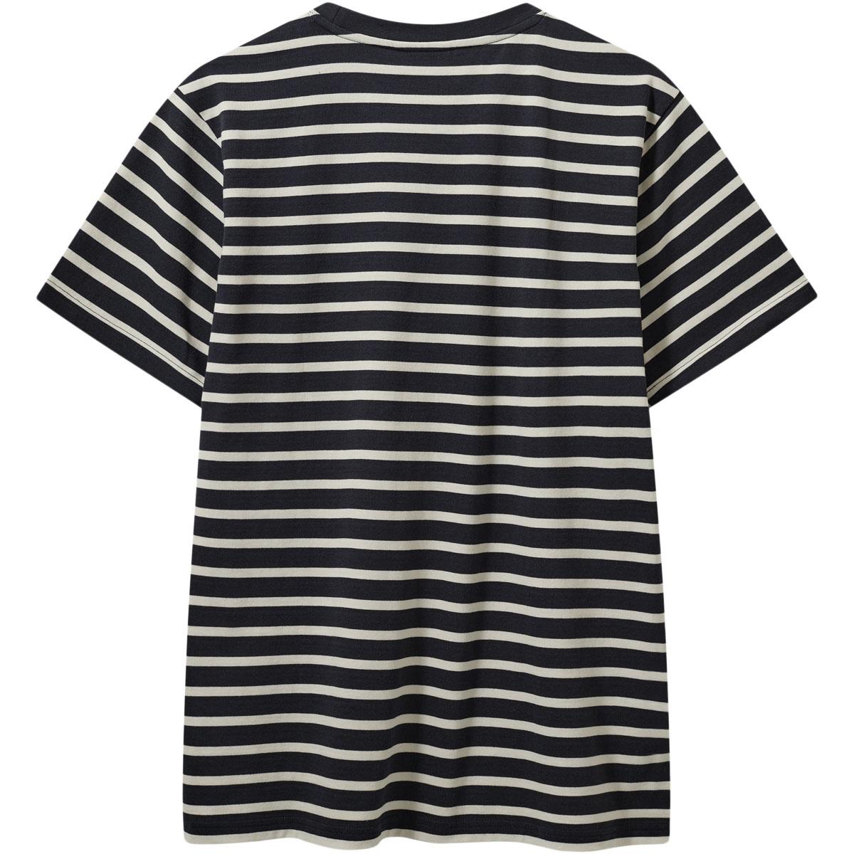 H2O Skagen Striped T-shirt Herre Navy/Cream White