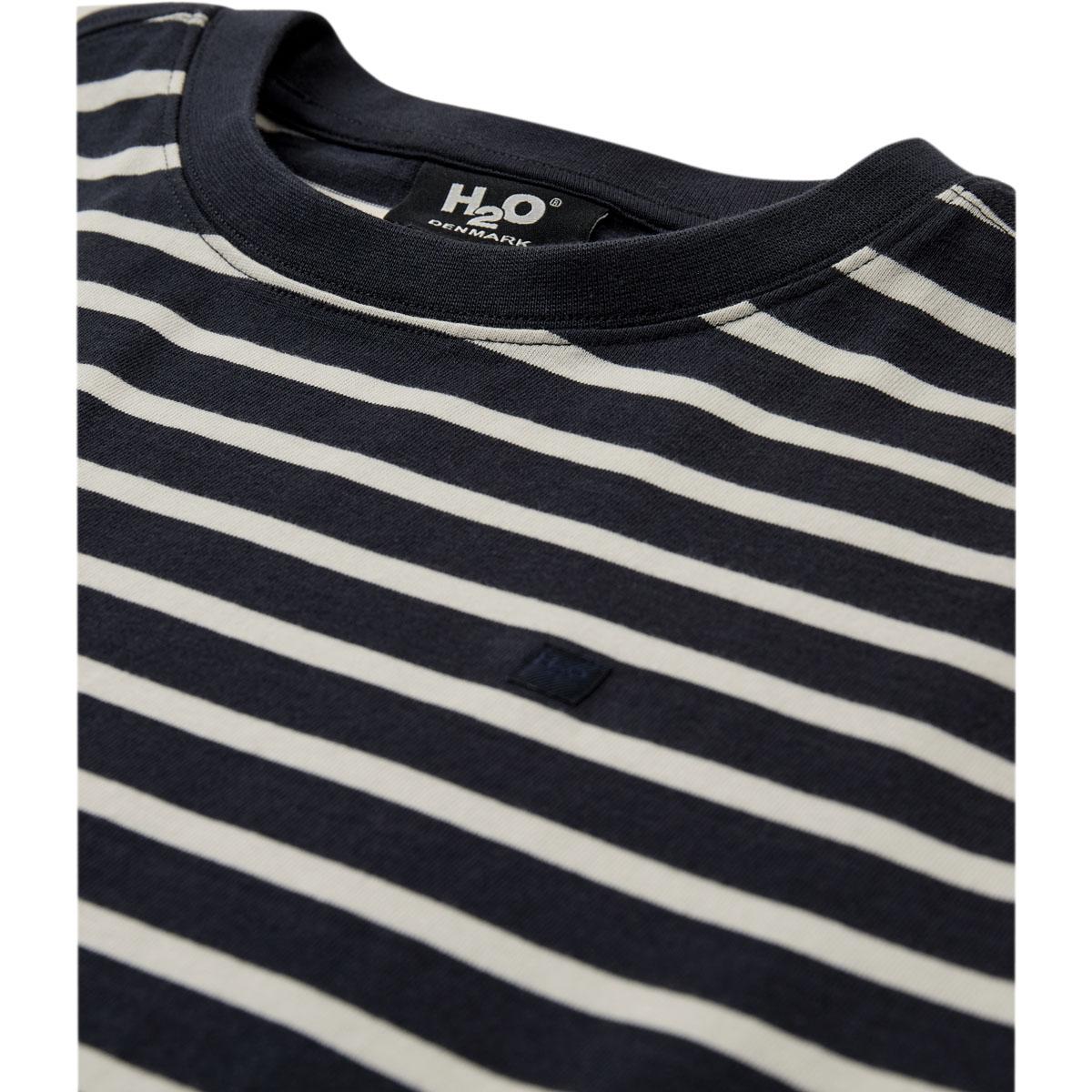 H2O Skagen Striped T-shirt Herre Navy/Cream White